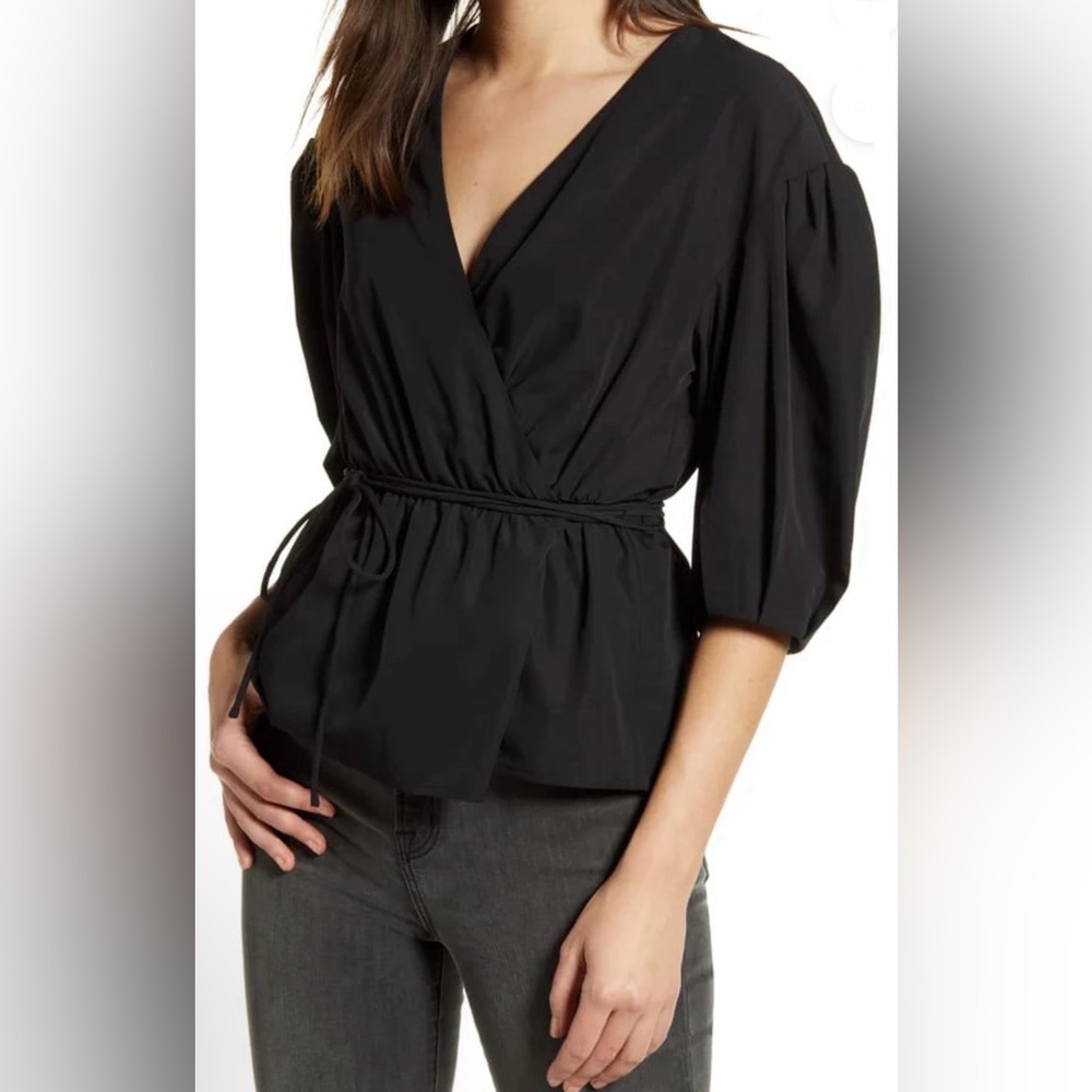 REBECCA MINKOFF MARY WRAP WOMEN’S TOP-NWOT- Size: M - Picture 1 of 8